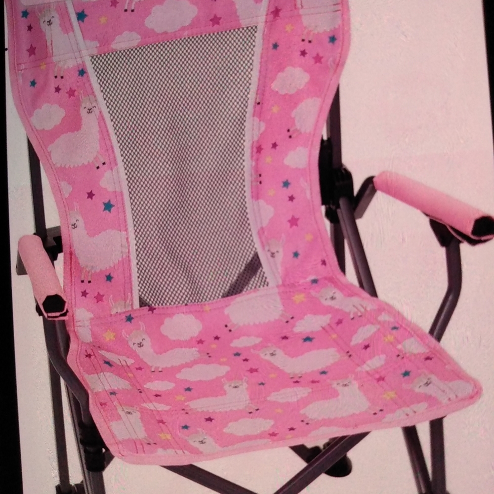 Members Mark Kids Hard Armchair, Pink- Llamar. Designs vary.